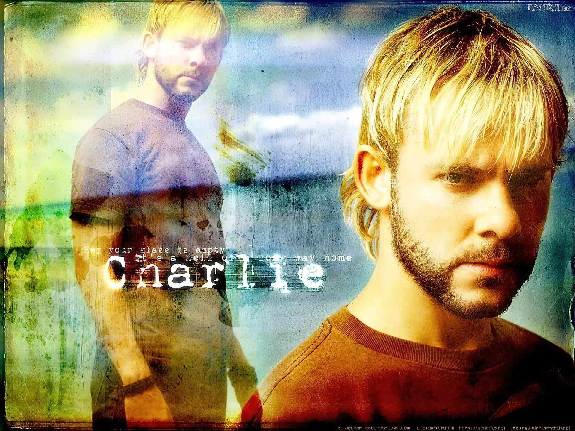 Dominic Monaghan, blond włosy