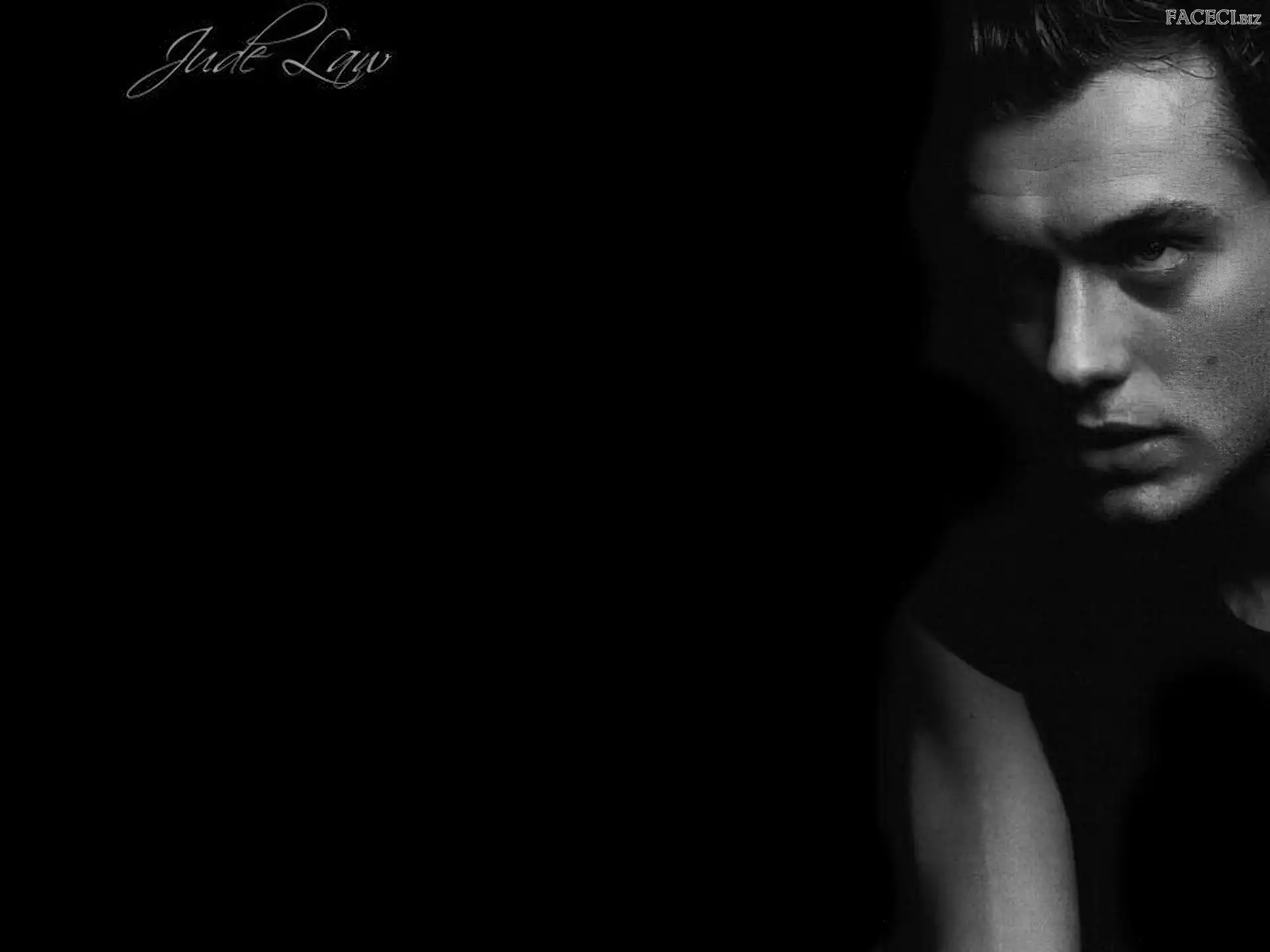 ręka, Jude Law, twarz